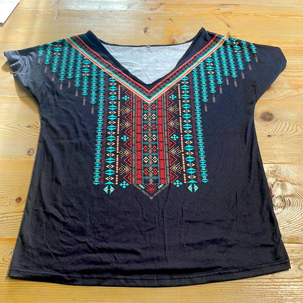 Tribal pattern t shirt